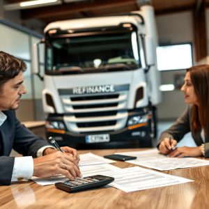 Negociação de condições para refinanciamento de caminhão