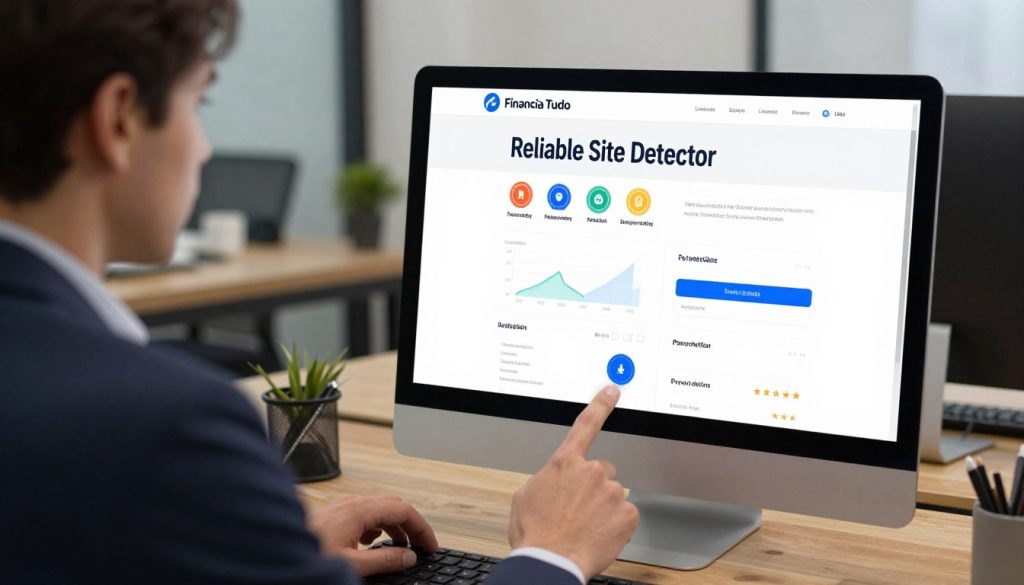 A professional business environment showcasing a 