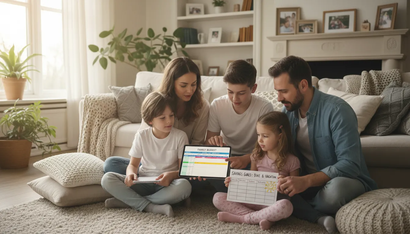 Educação Financeira Começa em Casa: Como Ensinar Crianças e Adolescentes a Lidar com Dinheiro