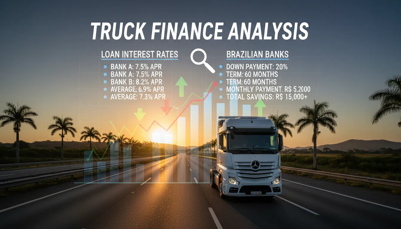 Taxas de Juros no Financiamento de Caminhão: O Que Realmente Faz Diferença