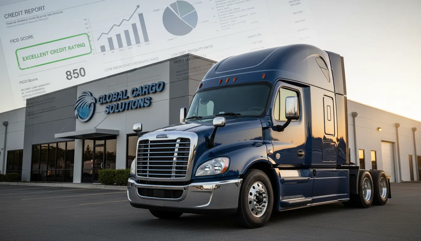 Empréstimo com caminhão em garantia vale a pena para transportadores