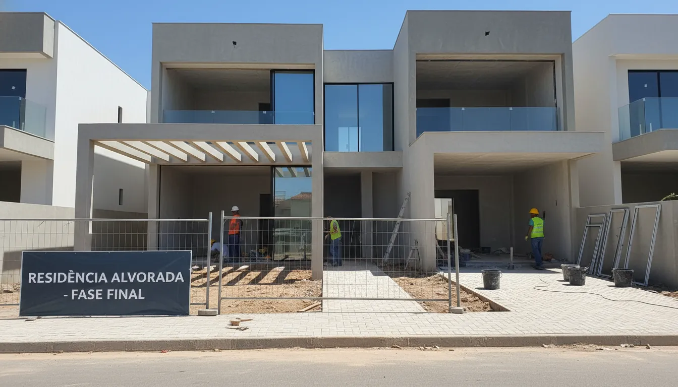 Empréstimo para finalizar construção parado