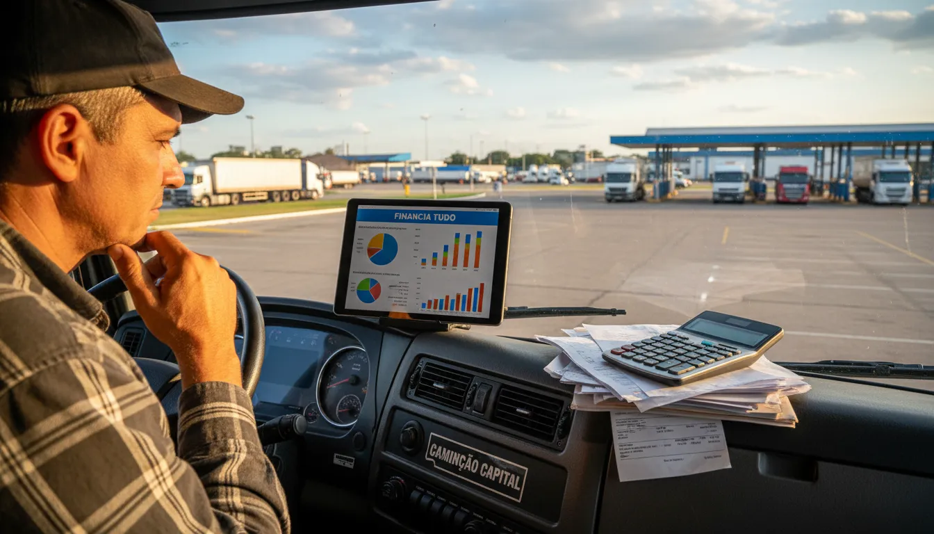Como Usar Seu Caminhão para Conseguir Capital de Giro Rápido