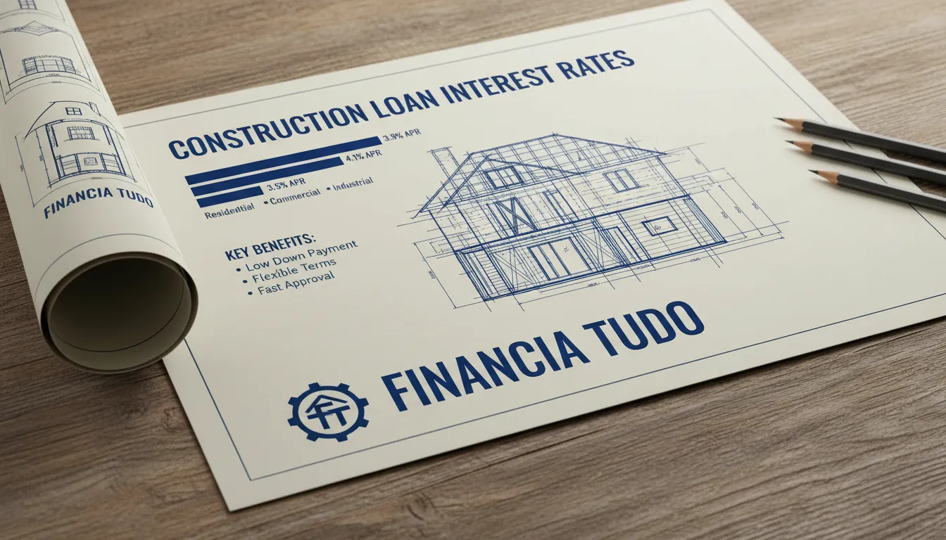 Taxas do empréstimo para construção