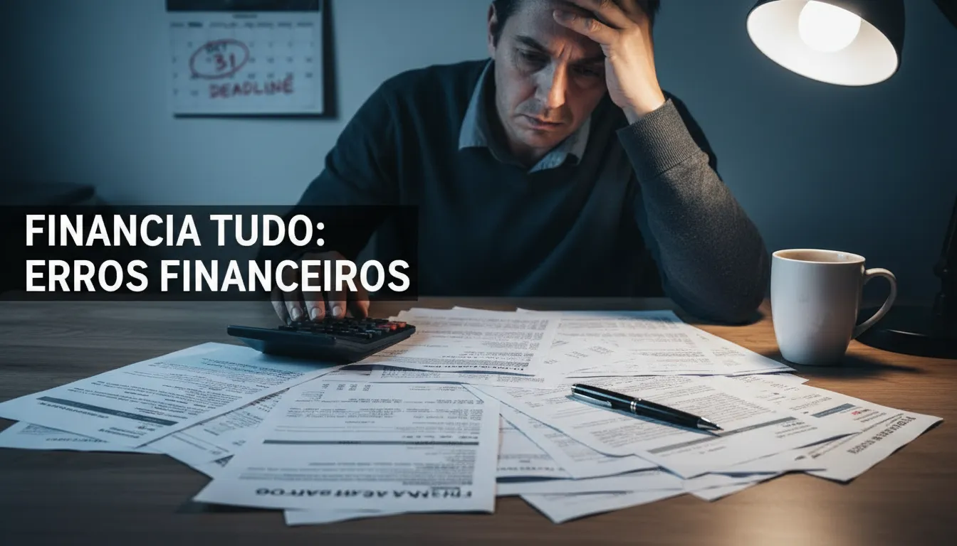 Erros financeiros que impedem você de prosperar
