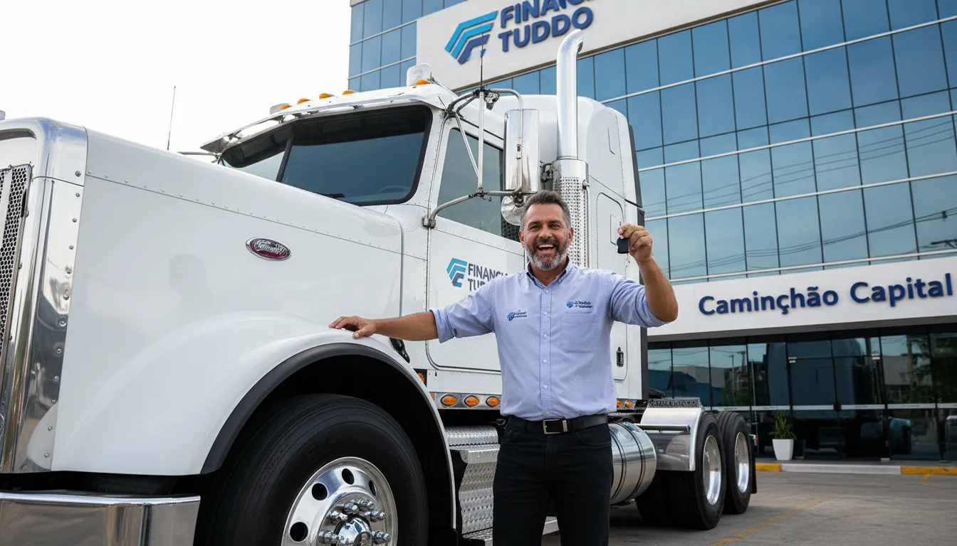 Empréstimo com caminhão em garantia para capital de giro