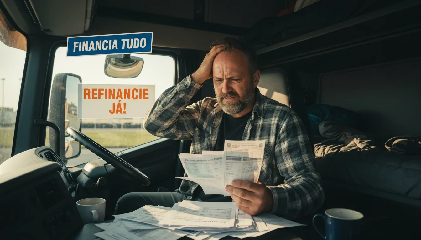Refinanciamento de caminhão para reorganizar dívidas e melhorar o fluxo de caixa