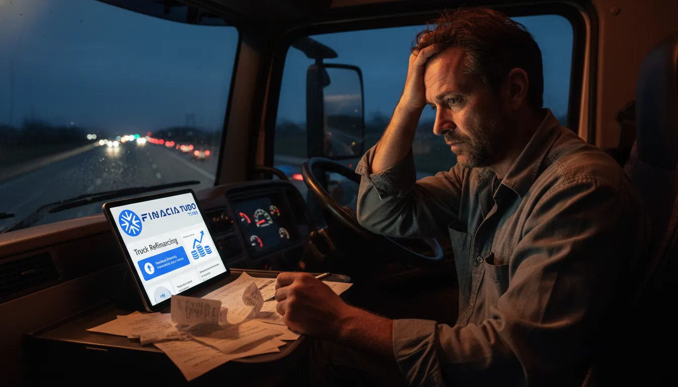 Refinanciamento de caminhão para alongar dívidas e melhorar o fluxo de caixa da operação