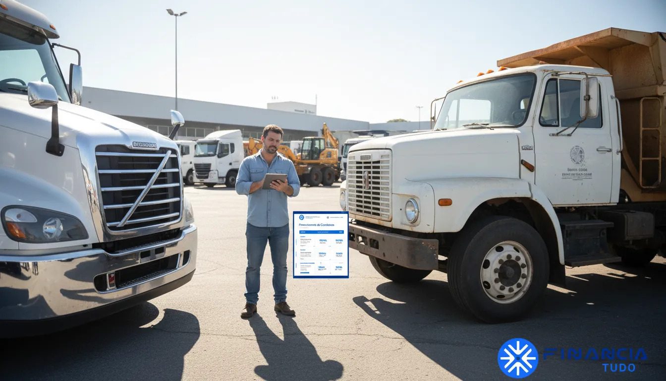 Caminhão Novo ou Usado: Como Escolher Pensando no Financiamento