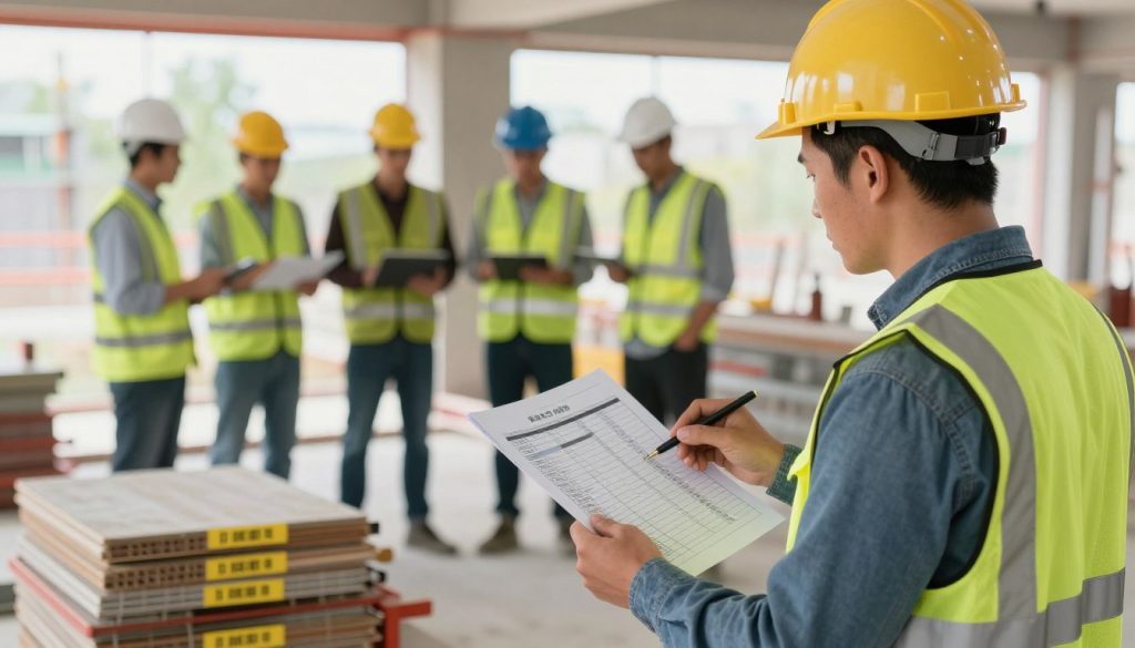 Planejamento de uso de recursos de empréstimo para obra