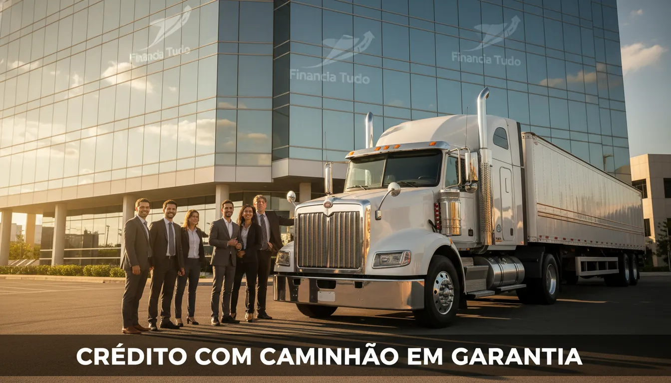 Crédito com caminhão em garantia: vantagens para transportadoras