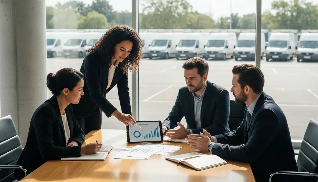 Refinanciamento de veículos utilitários para empresas