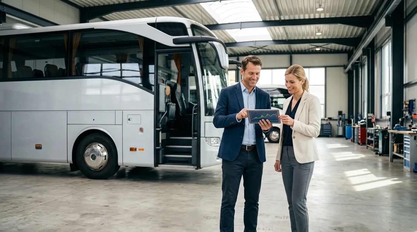 Financiamento de ônibus para empresa pequena: como funciona a análise de crédito?