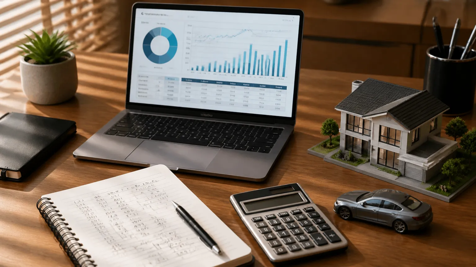 Como calcular o patrimônio de uma pessoa somando imóveis, veículos, investimentos e outros bens