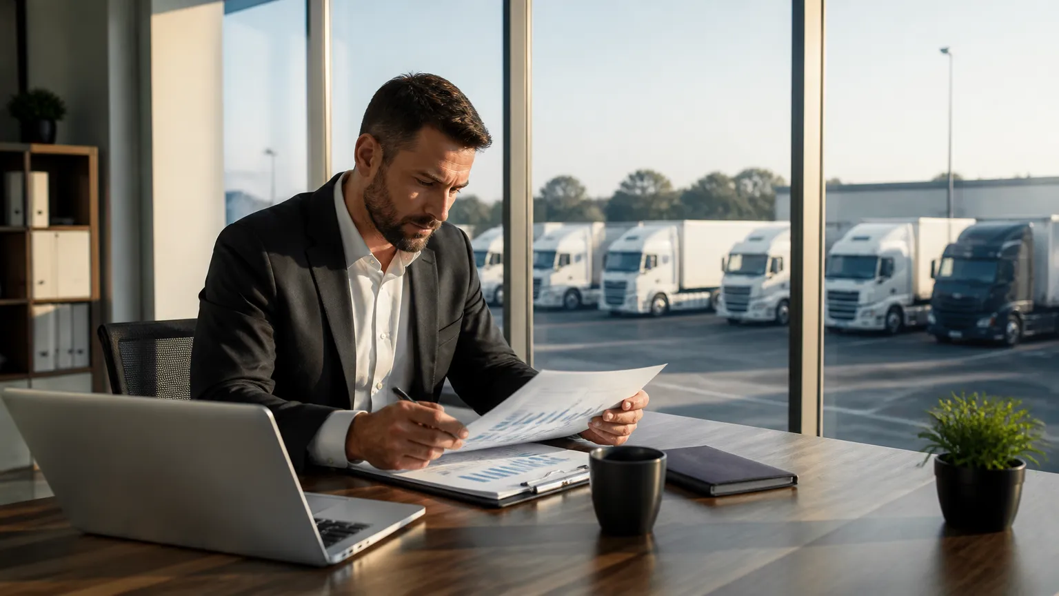 Como calcular o valor líquido que uma transportadora pode obter ao refinanciar um caminhão