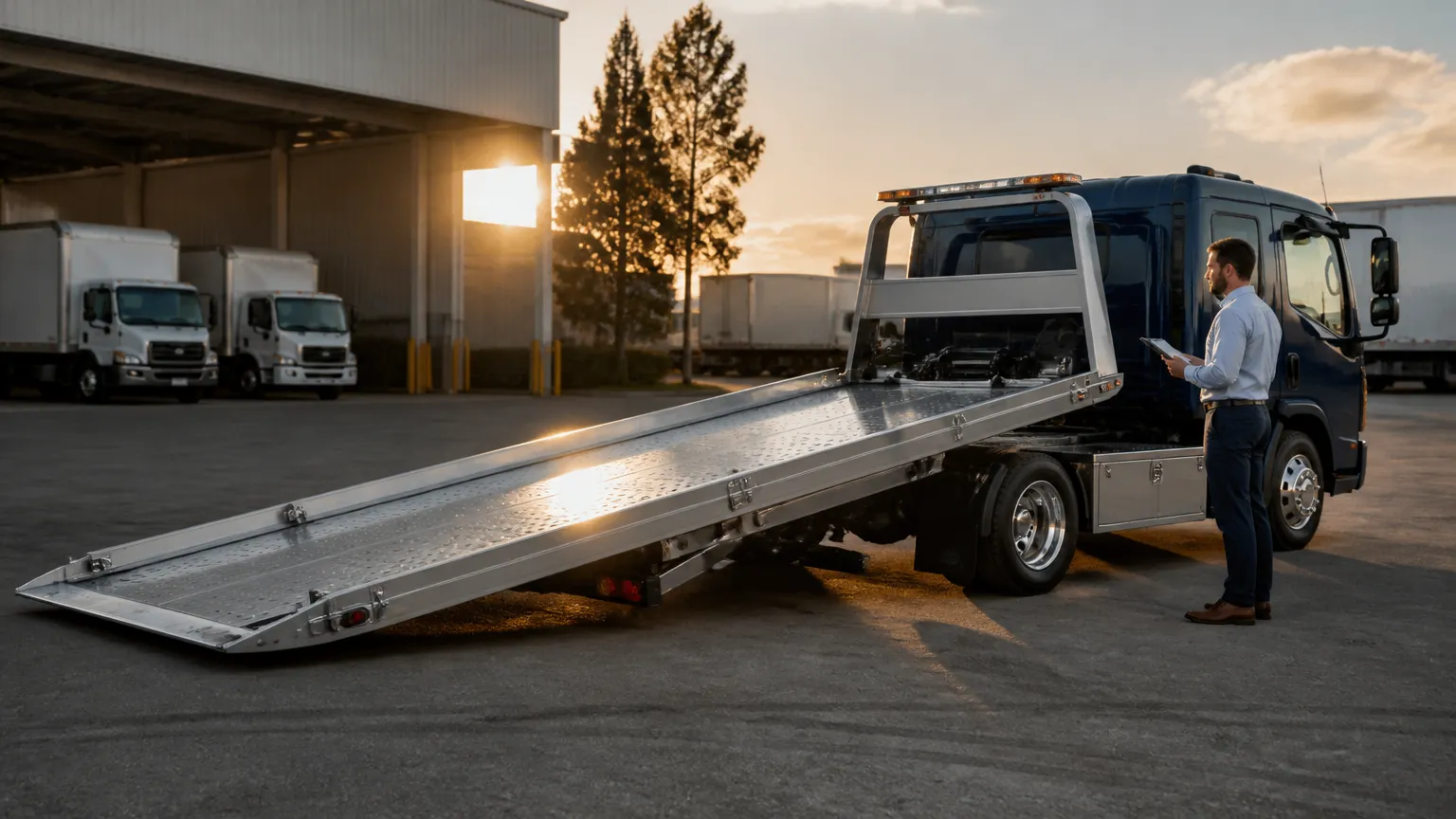 Como escolher entre financiar um caminhão-plataforma ou contratar transporte terceirizado